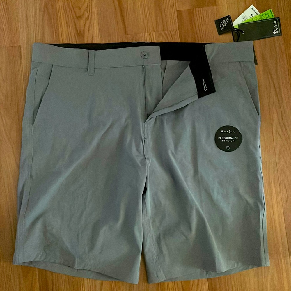 Light Grey stretch shorts (Land + Sea shorts)